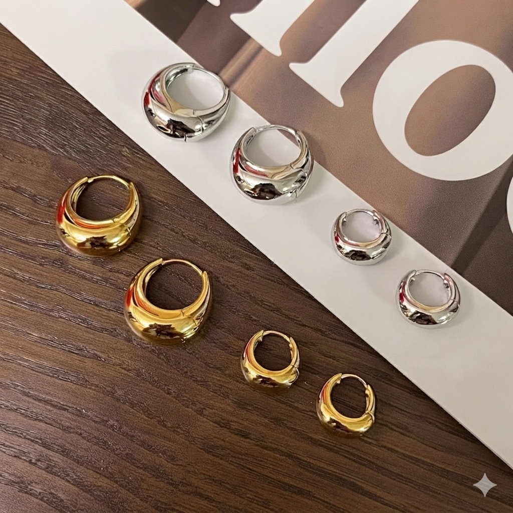 Classic hoops silver S