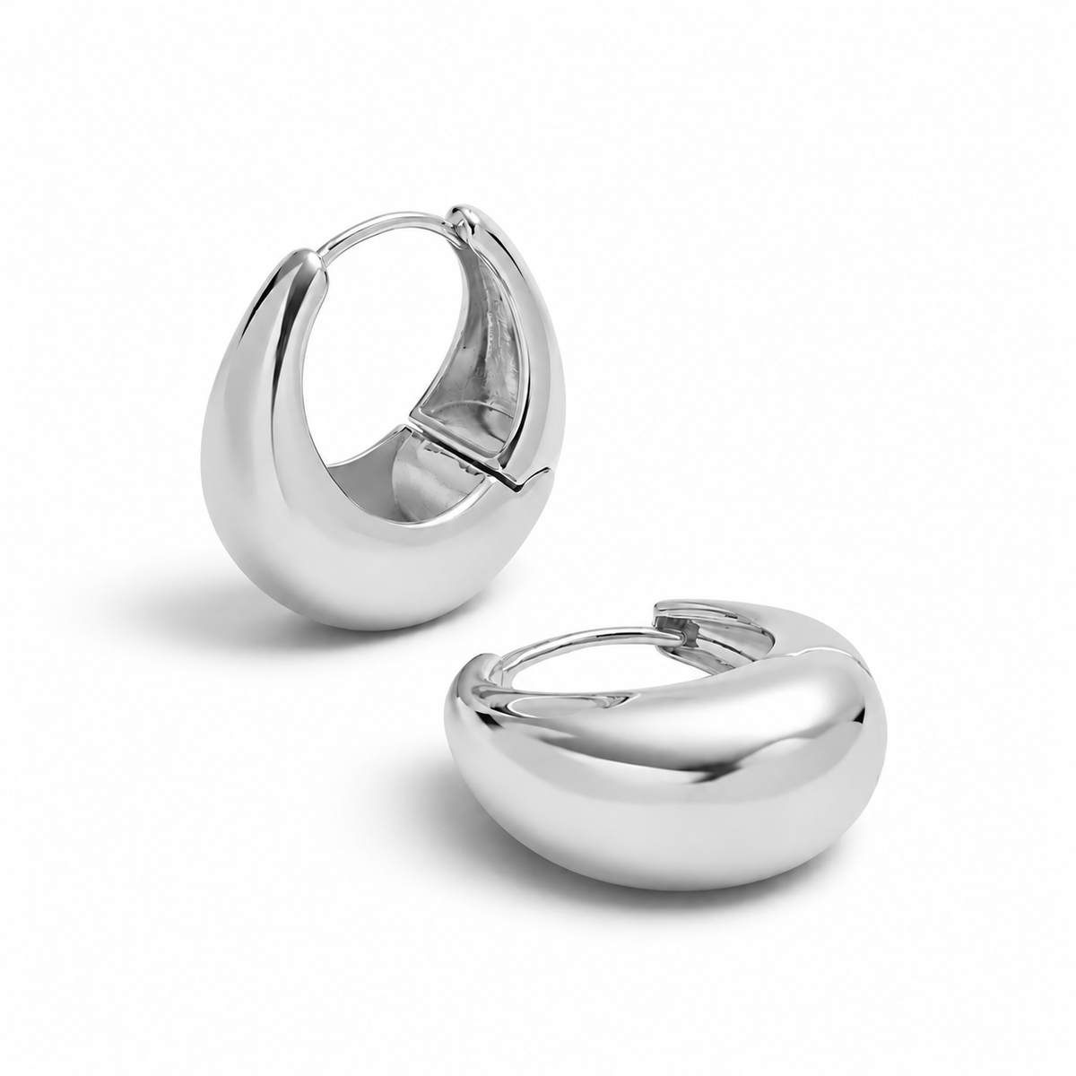 Classic hoops silver