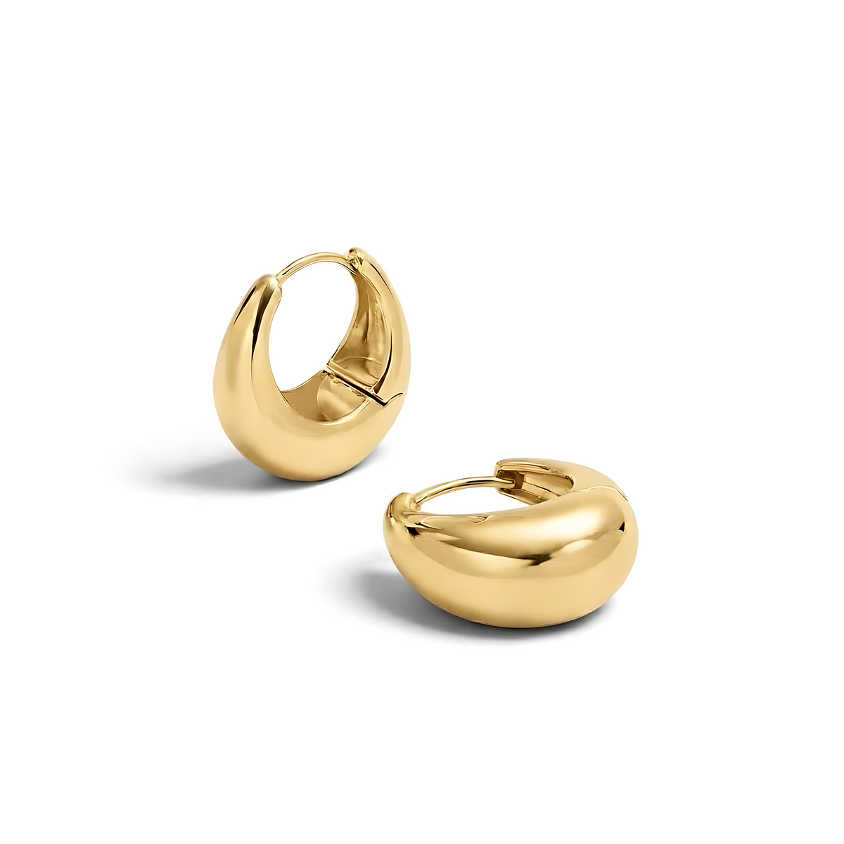 Classic hoops gold S