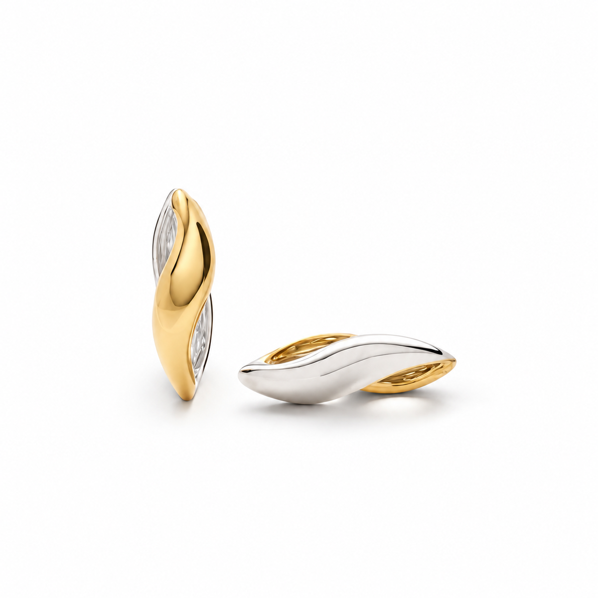 Dual Wave Earrings