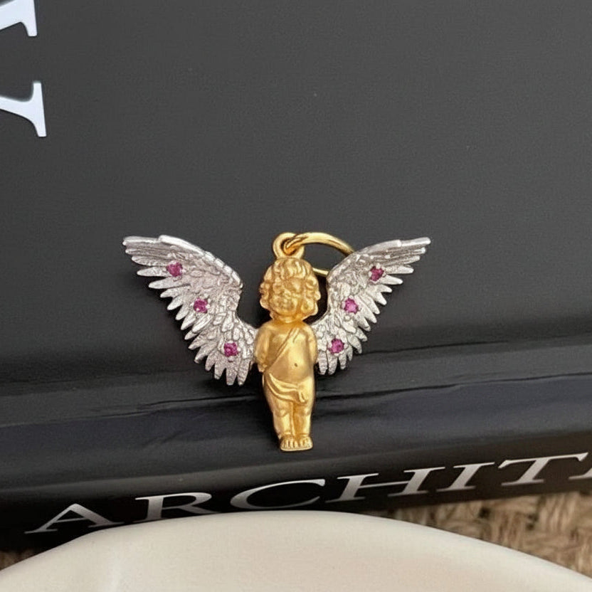 Celeste angel necklace