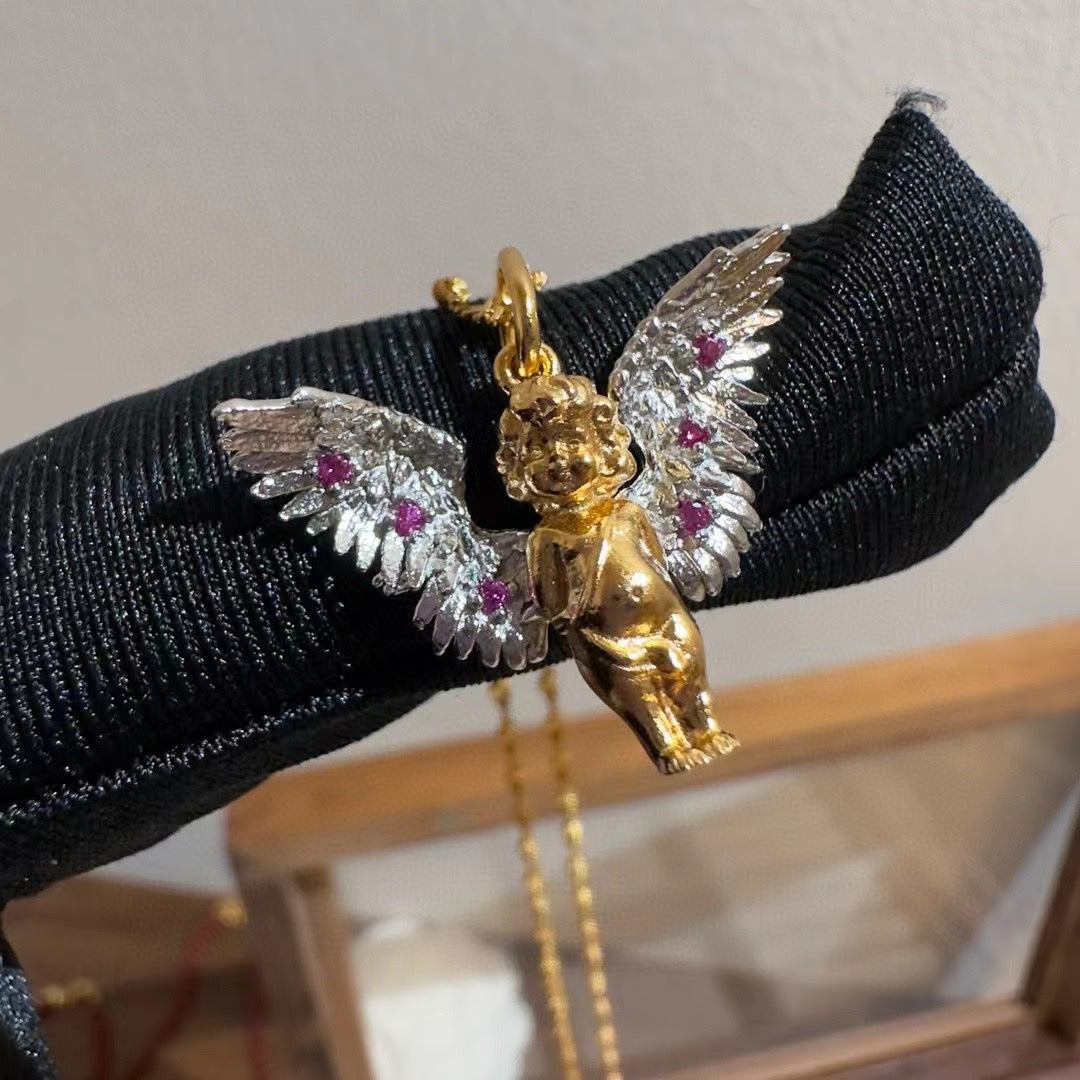 Celeste angel necklace