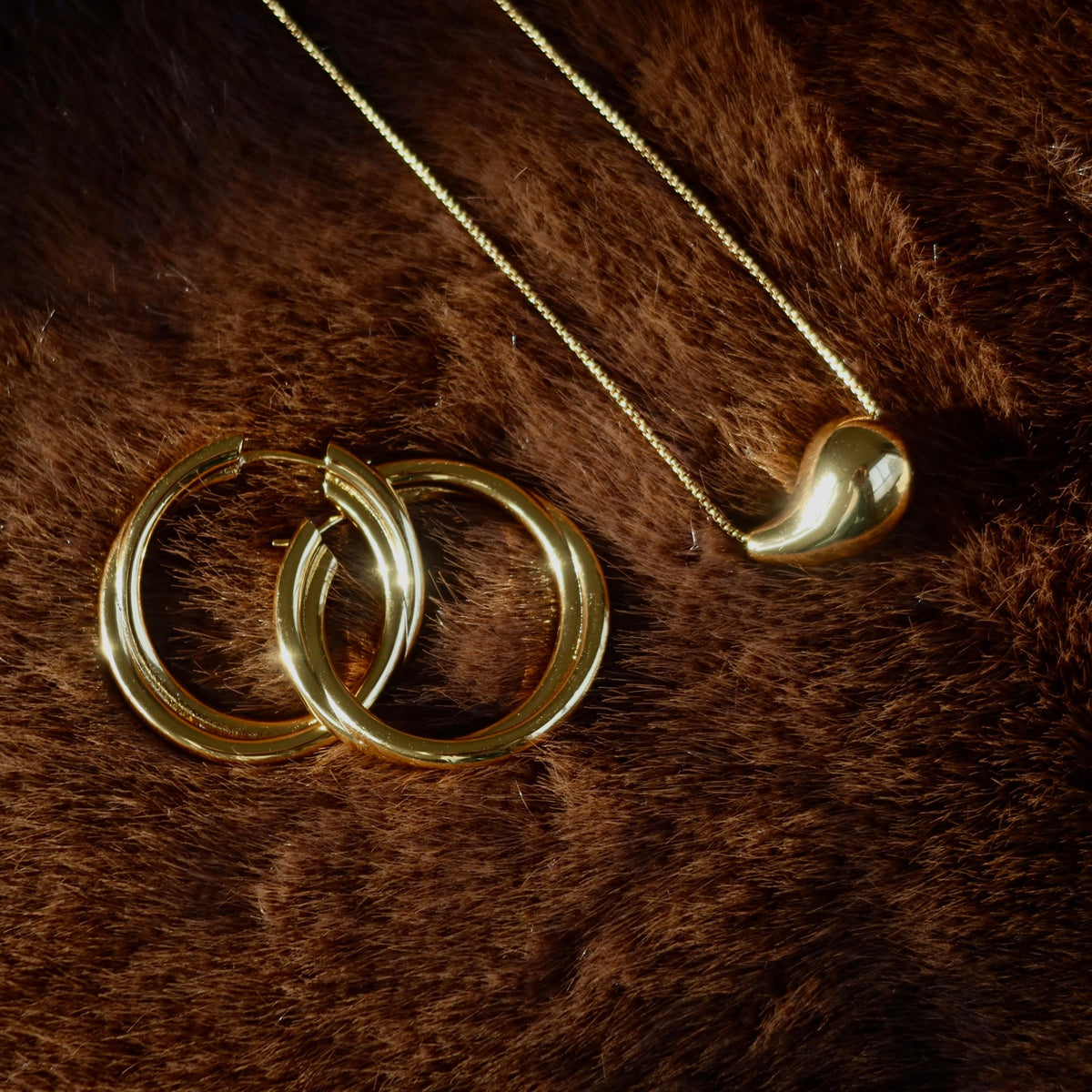 Twisted Hoops Gold